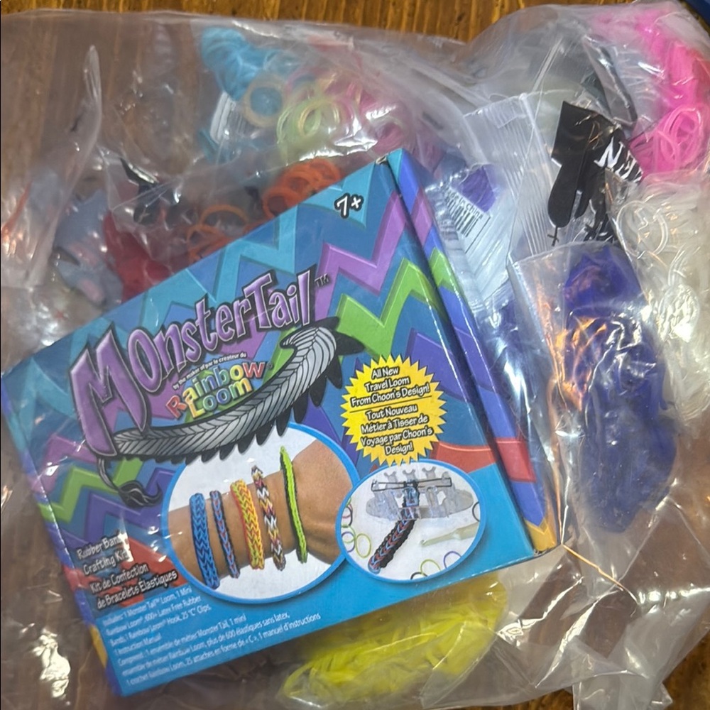 Monster Tail Rainbow Loom Bracelet Kit